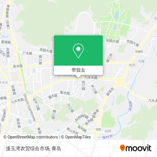 漫玉湾农贸综合市场地图