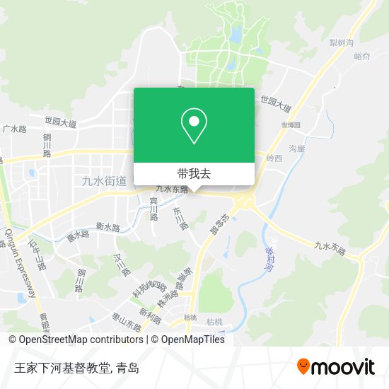 王家下河基督教堂地图