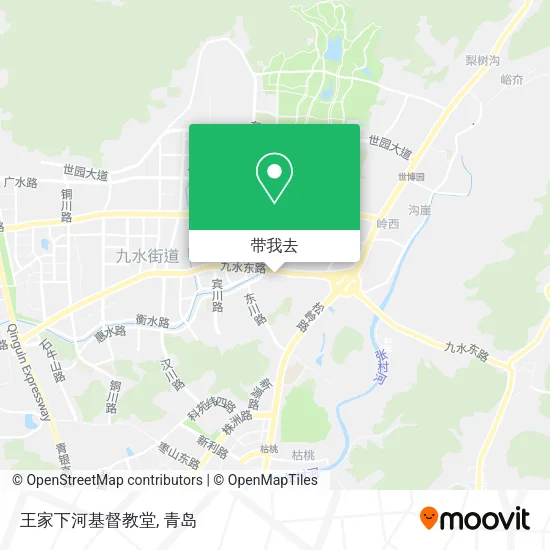 王家下河基督教堂地图