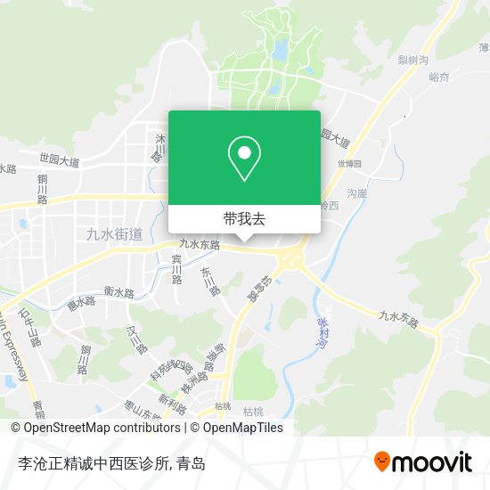 李沧正精诚中西医诊所地图