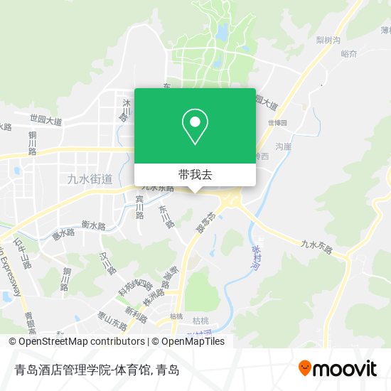 青岛酒店管理学院-体育馆地图