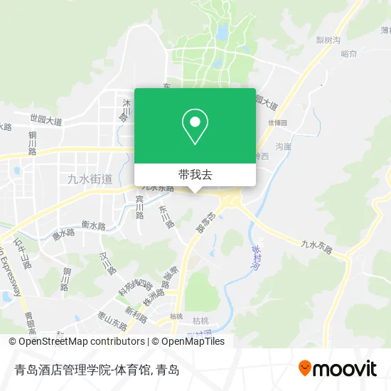 青岛酒店管理学院-体育馆地图