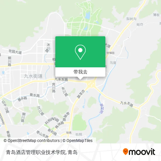 青岛酒店管理职业技术学院地图