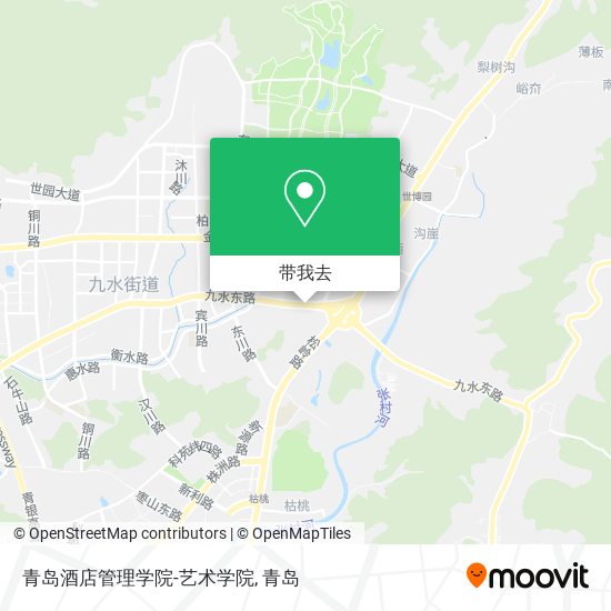 青岛酒店管理学院-艺术学院地图