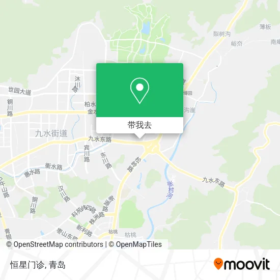 恒星门诊地图