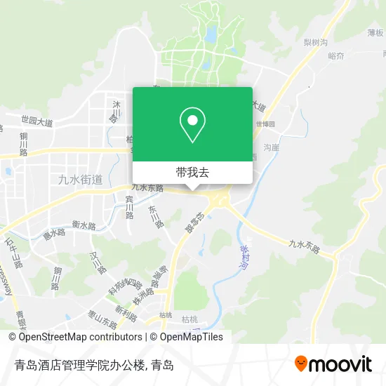 青岛酒店管理学院办公楼地图