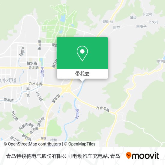 青岛特锐德电气股份有限公司电动汽车充电站地图