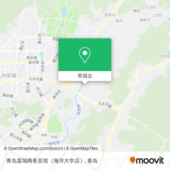 青岛晨旭商务宾馆（海洋大学店）地图