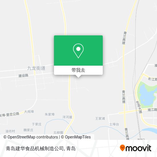 青岛建华食品机械制造公司地图