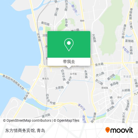 东方情商务宾馆地图