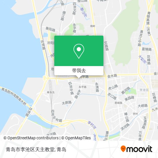 青岛市李沧区天主教堂地图