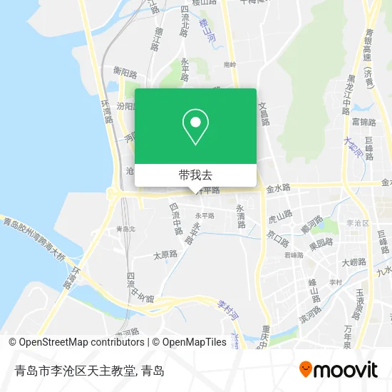 青岛市李沧区天主教堂地图