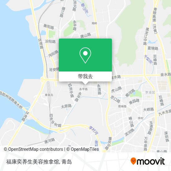 福康奕养生美容推拿馆地图