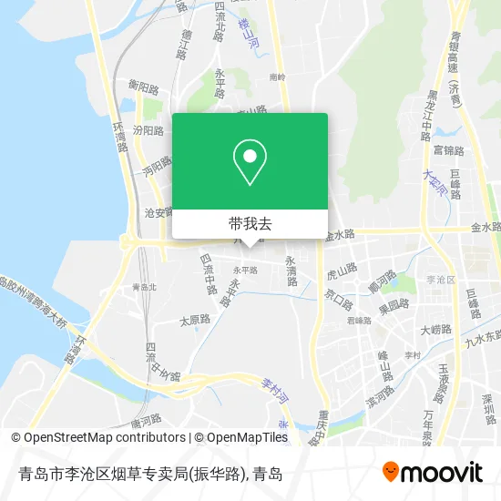 青岛市李沧区烟草专卖局(振华路)地图