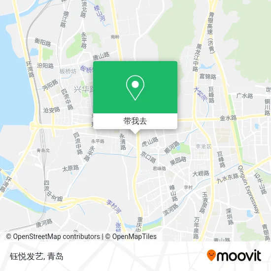 钰悦发艺地图