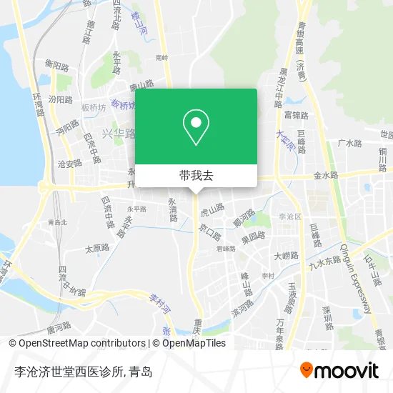 李沧济世堂西医诊所地图