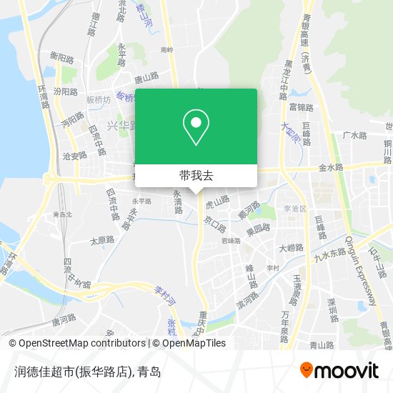 润德佳超市(振华路店)地图