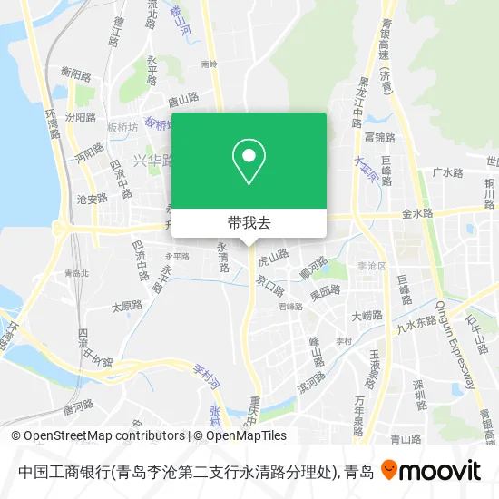 中国工商银行(青岛李沧第二支行永清路分理处)地图