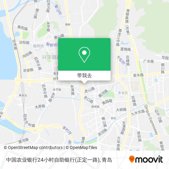 中国农业银行24小时自助银行(正定一路)地图