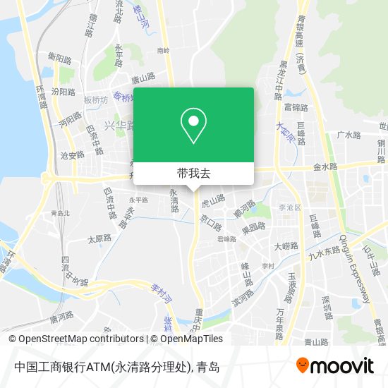 中国工商银行ATM(永清路分理处)地图