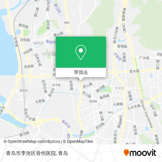 青岛市李沧区骨伤医院地图