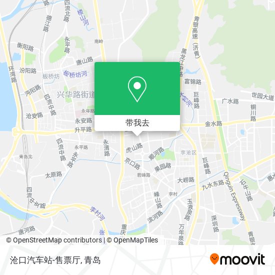 沧口汽车站-售票厅地图