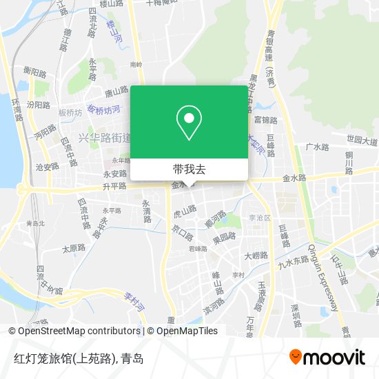 红灯笼旅馆(上苑路)地图