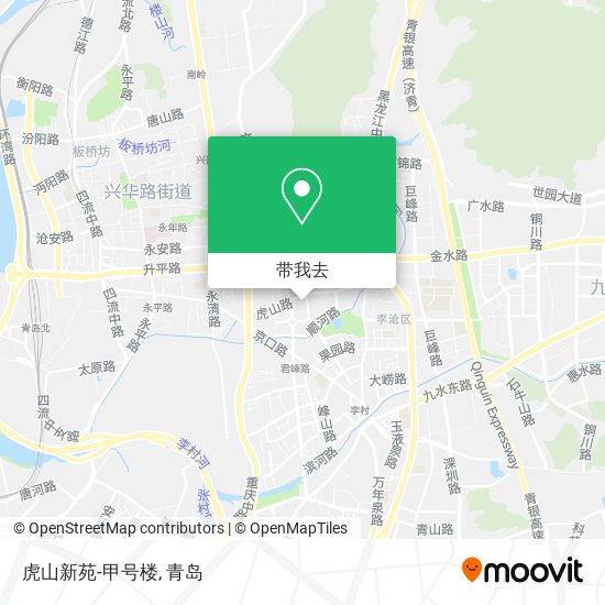 虎山新苑-甲号楼地图