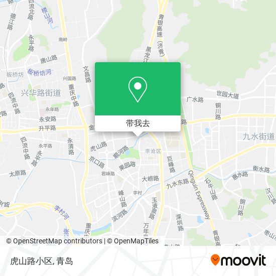 虎山路小区地图