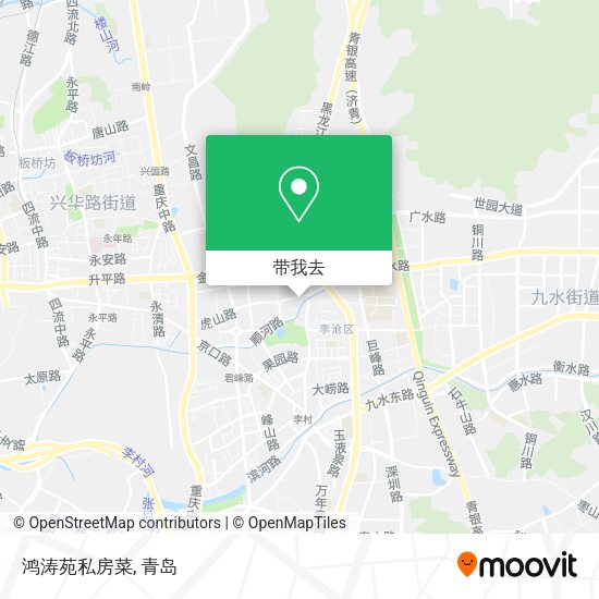 鸿涛苑私房菜地图