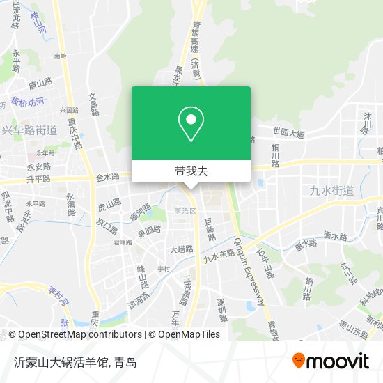 沂蒙山大锅活羊馆地图