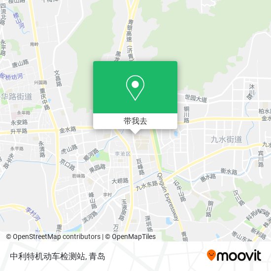 中利特机动车检测站地图