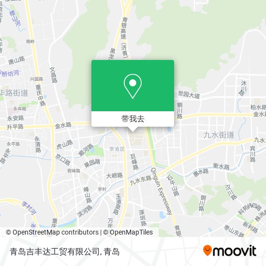 青岛吉丰达工贸有限公司地图