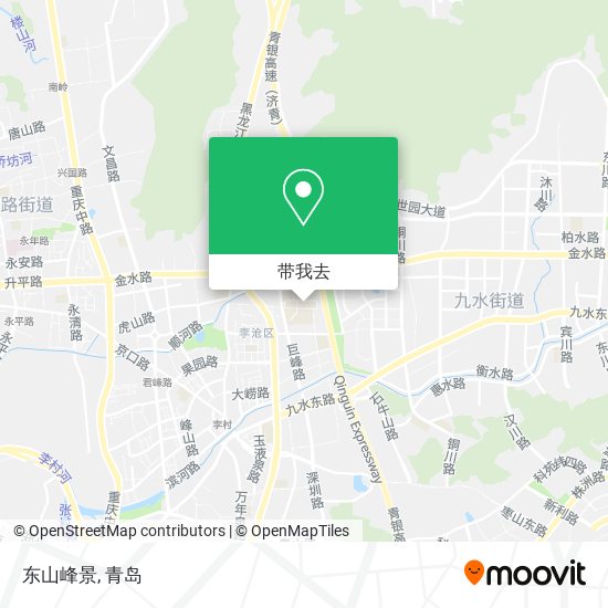 东山峰景地图