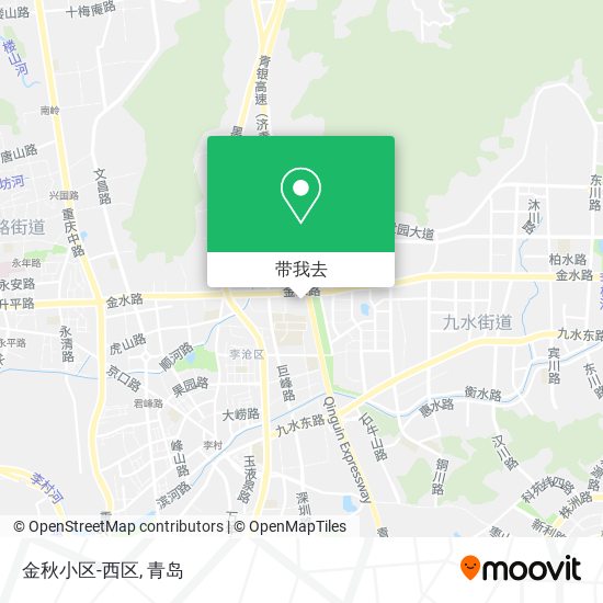 金秋小区-西区地图