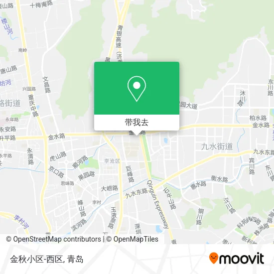 金秋小区-西区地图