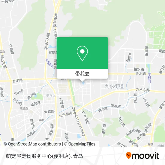 萌宠屋宠物服务中心(便利店)地图