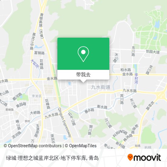 绿城·理想之城蓝岸北区-地下停车库地图