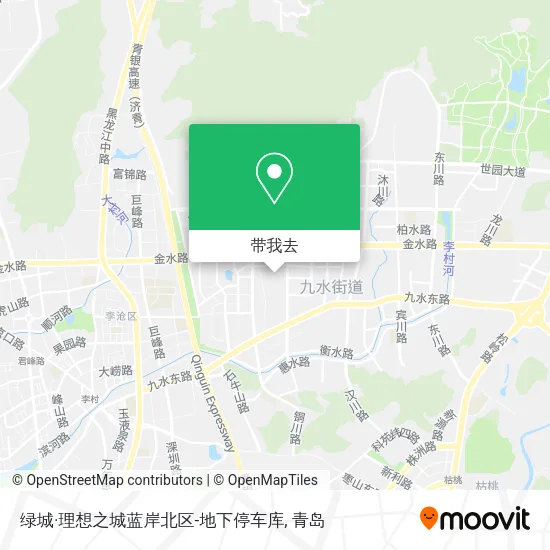 绿城·理想之城蓝岸北区-地下停车库地图