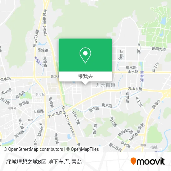 绿城理想之城B区-地下车库地图