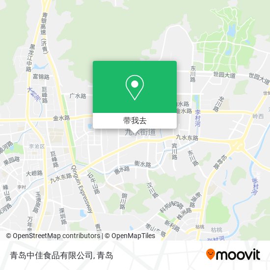 青岛中佳食品有限公司地图