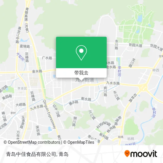 青岛中佳食品有限公司地图