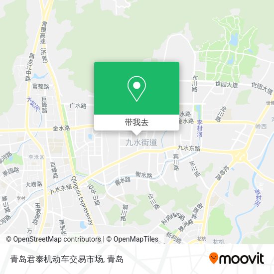 青岛君泰机动车交易市场地图