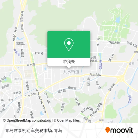 青岛君泰机动车交易市场地图