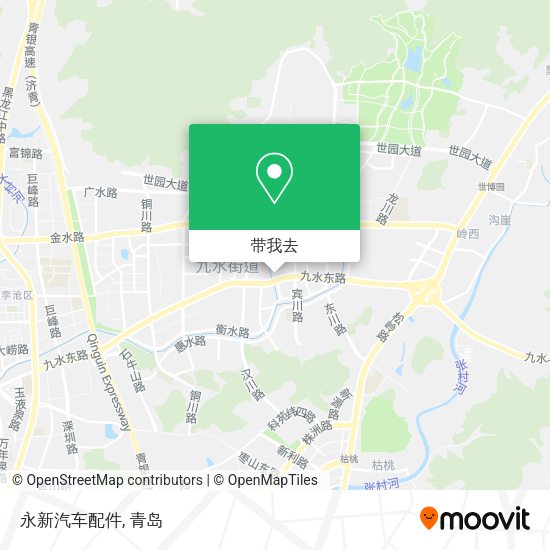 永新汽车配件地图