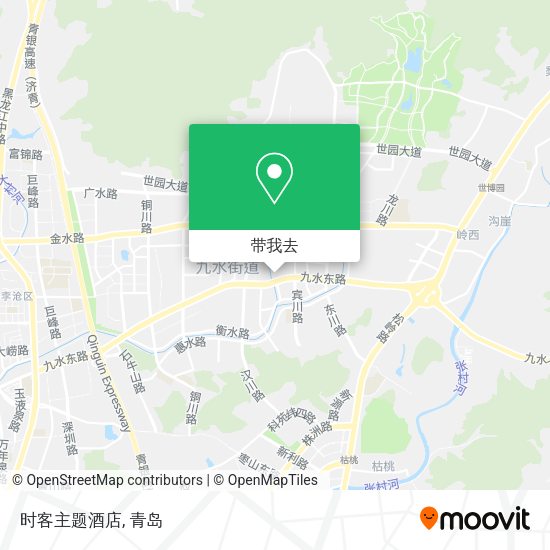 时客主题酒店地图