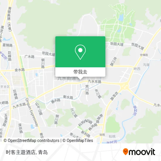 时客主题酒店地图