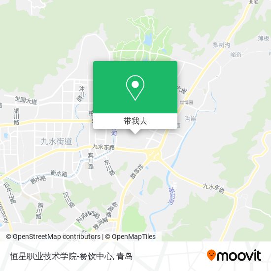 恒星职业技术学院-餐饮中心地图