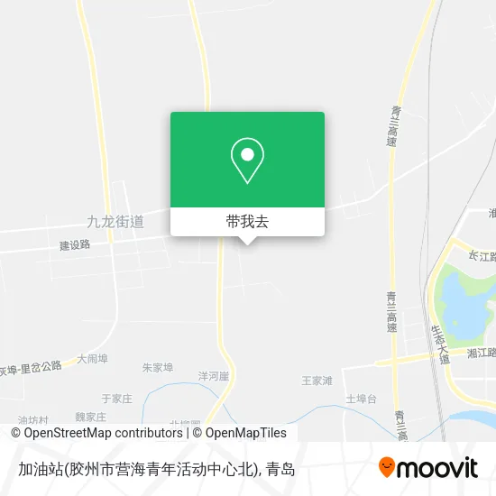 加油站(胶州市营海青年活动中心北)地图