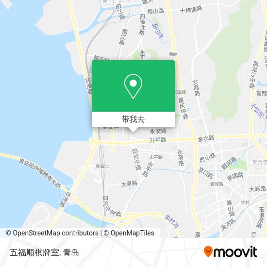 五福顺棋牌室地图
